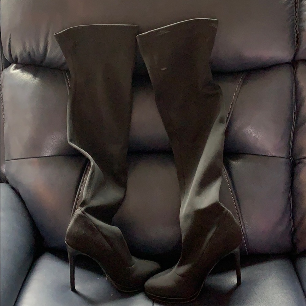 Black Over the Knee Boots size 6